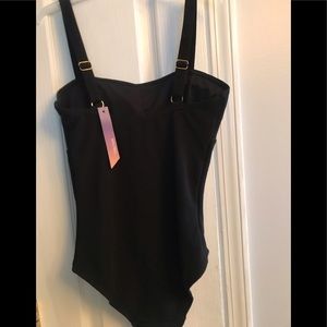 NWT Molybell Women’s Black One piece Swimsuit size S